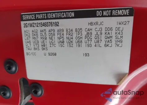 2004 Chevrolet Monte Carlo Supercharged Ss z USA, uszkodzony, nr VIN 2G1WZ121549376192